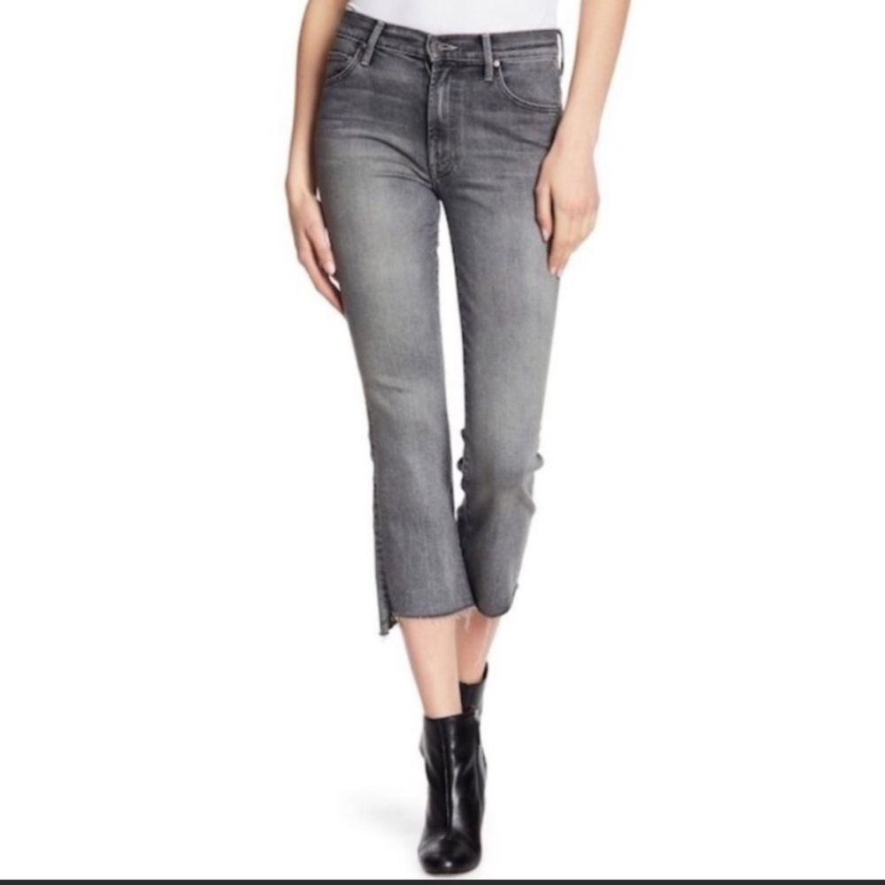Mother Insider Crop Step Fray Huntress 27
